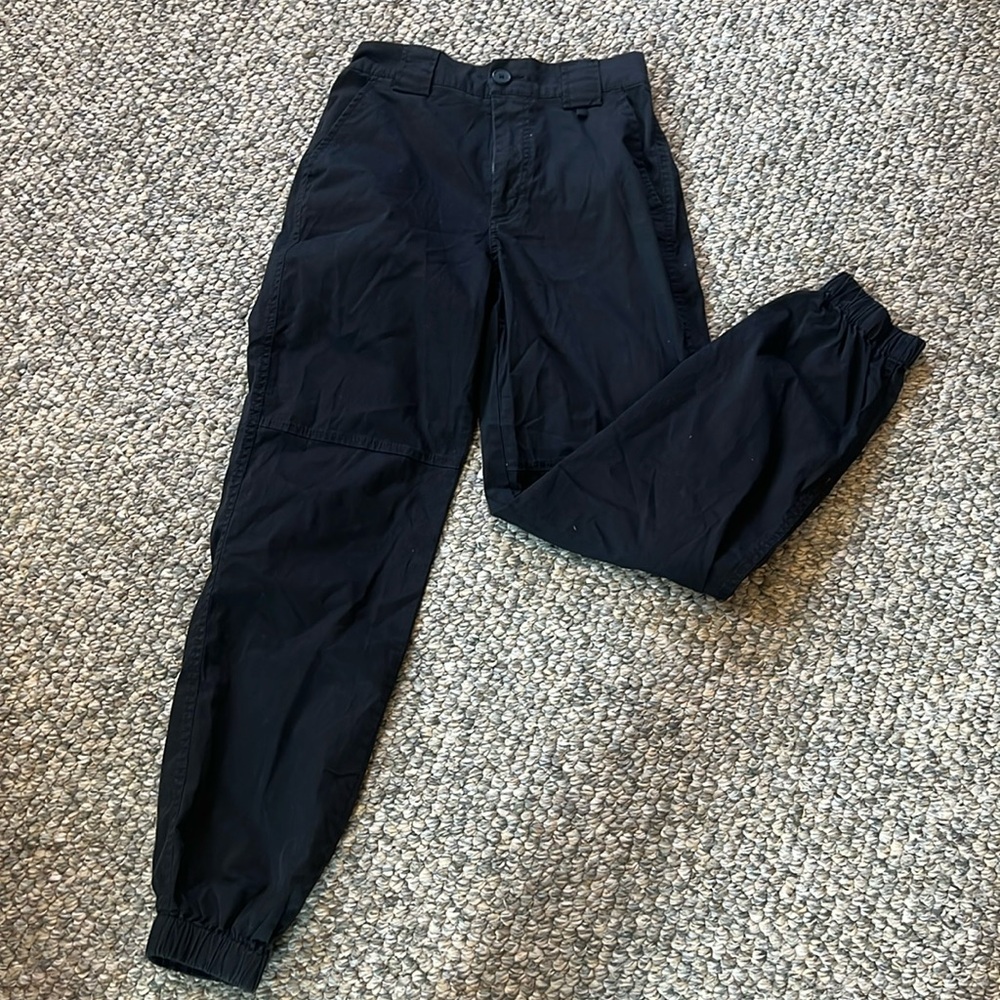 Women’s black joggers